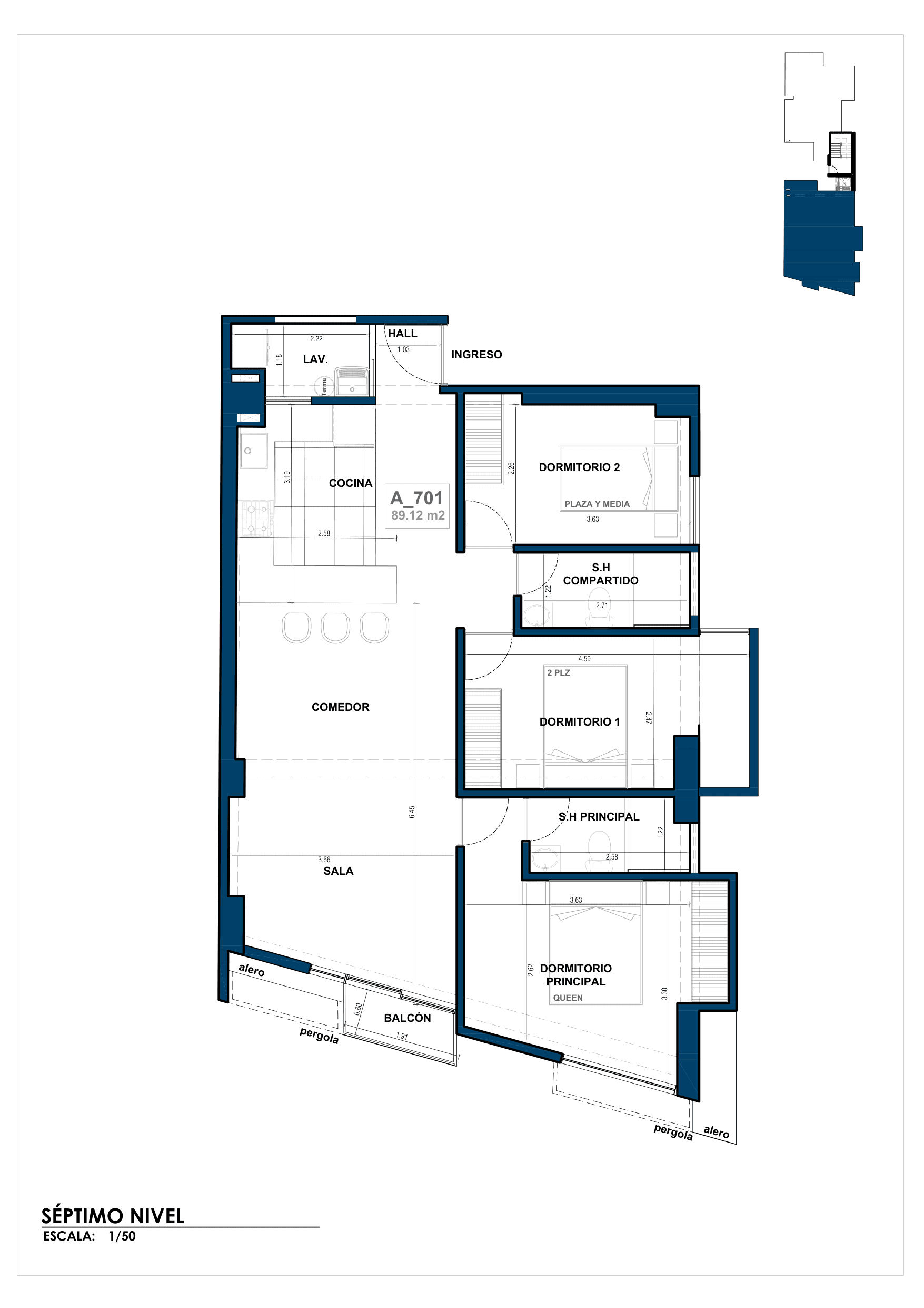 Plano de planta - 701